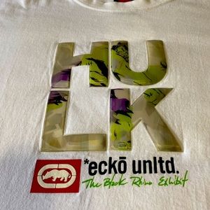 *ecko unltd Hulk Hologram Tee XL RARE!